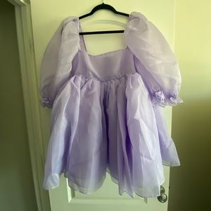 NWT Selkie Lilac Puff Dress M